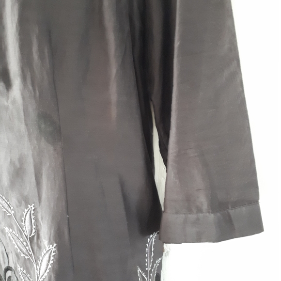 Coldwater Creek Medium Lightweigh Black Tunic Top - Picture 5 of 8